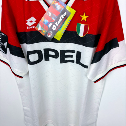 BNWT AC Milan 1994-1995 Away Champions League Football Shirt Lotto