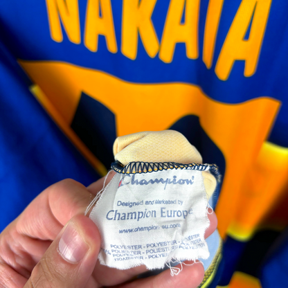 Parma AC 2002-2003 Home Football Shirt Maglia Calcio Champion NAKATA 10