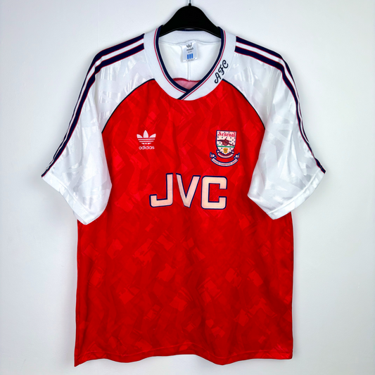 Arsenal 1990/1991/1992 Home Football Shirt Adidas League Champions