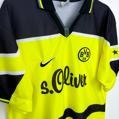 Borussia Dortmund 1997-1998 Home Cup Football Shirt Nike
