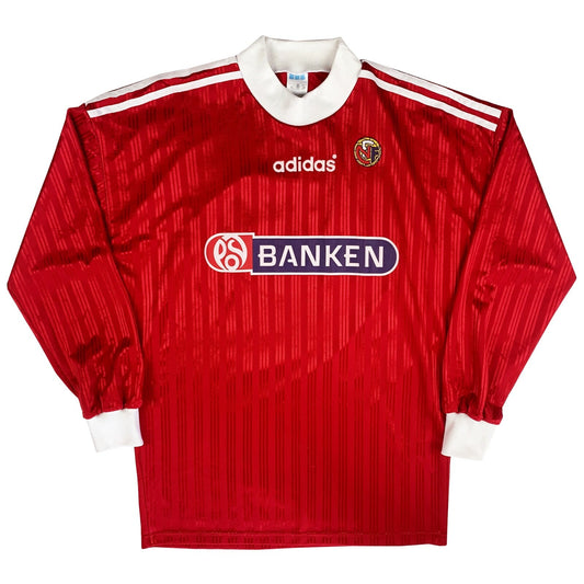 Norway 1991-1992 Home Football Soccer Longsleeve Shirt Jersey Adidas