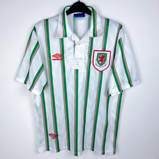 Wales Cymru 1993/1994/1995 Away Football Shirt Umbro