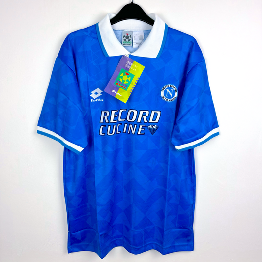 BNWT Napoli 1994/1995/1996 Home Football Shirt Maglia Calcio Lotto