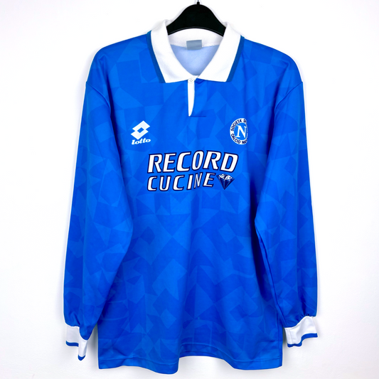 Napoli Naples 1994/1995/1996 Home Football Shirt Maglia Calcio Lotto LS