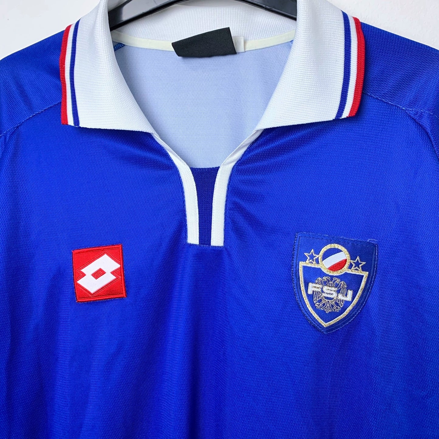 Yugoslavia Euro 2002-2003 Home Football Shirt Longsleeve Lotto