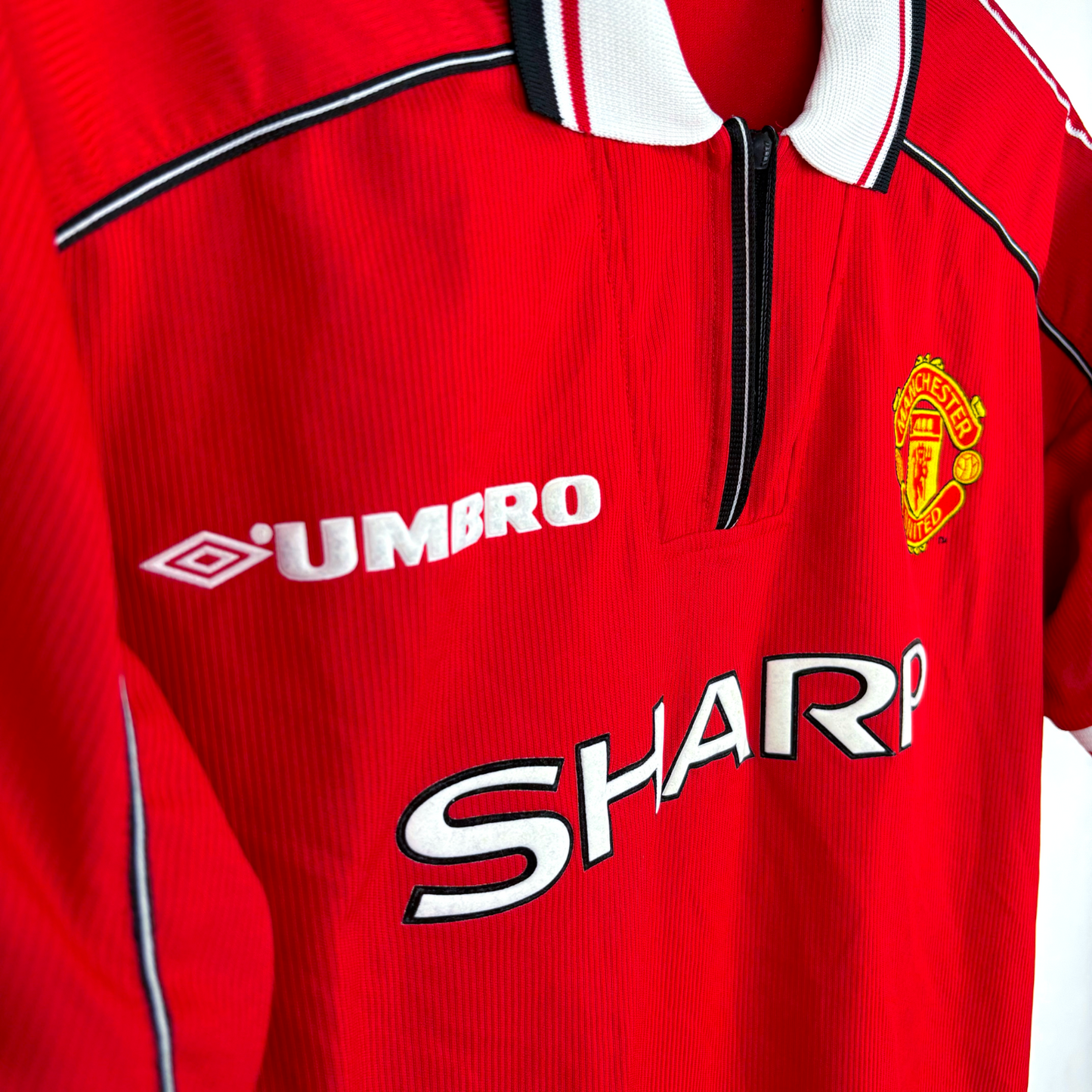 Manchester United 1998-1999 Umbro Football Shirt Treble