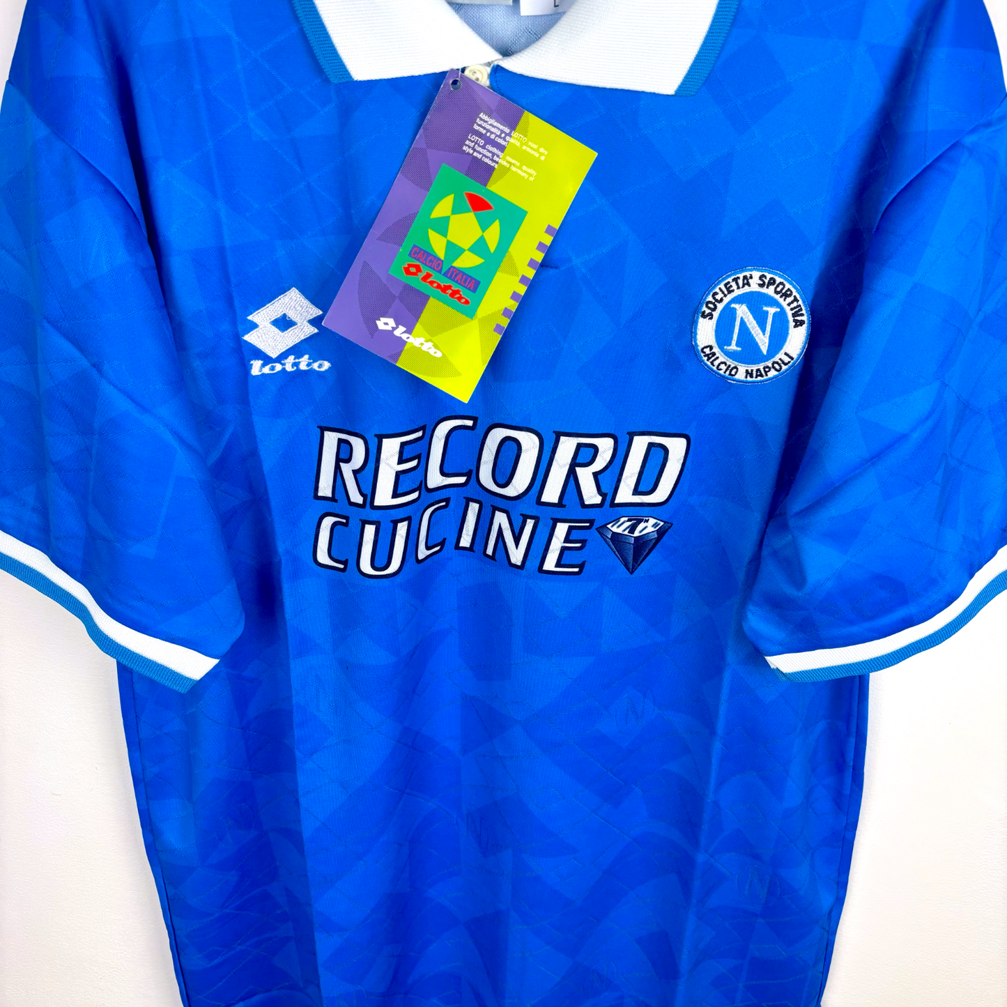 BNWT Napoli 1994/1995/1996 Home Football Shirt Maglia Calcio Lotto