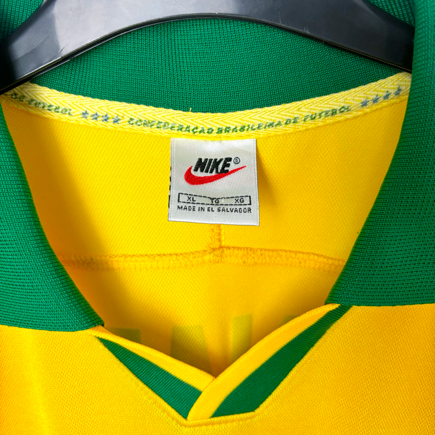 Brazil Copa America 1997-1998 Home Football Shirt Camisa Nike - Ronaldo