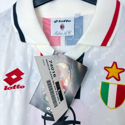 BNWT AC Milan 1995/1996/1997 Away Football Shirt Maglia Calcio Lotto