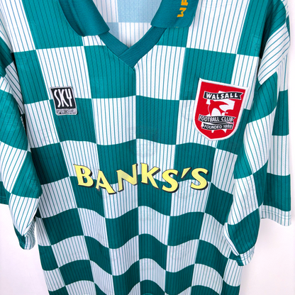 Walsall 1996-1997 Sky Lesiure Away Football Shirt