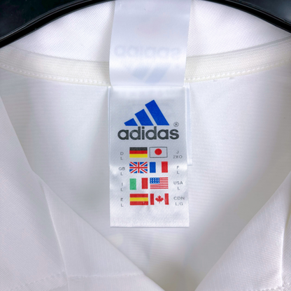 Real Madrid 2001-2002 Centenary Long Sleeve Football Shirt Jersey Adida