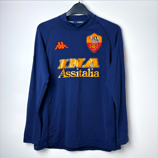 AS Roma 2000/2001 Third Football Shirt Maglia Calcio Longsleeve Kappa