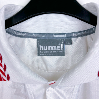 Denmark 1996/1997/1998 Away Football Shirt Hummel