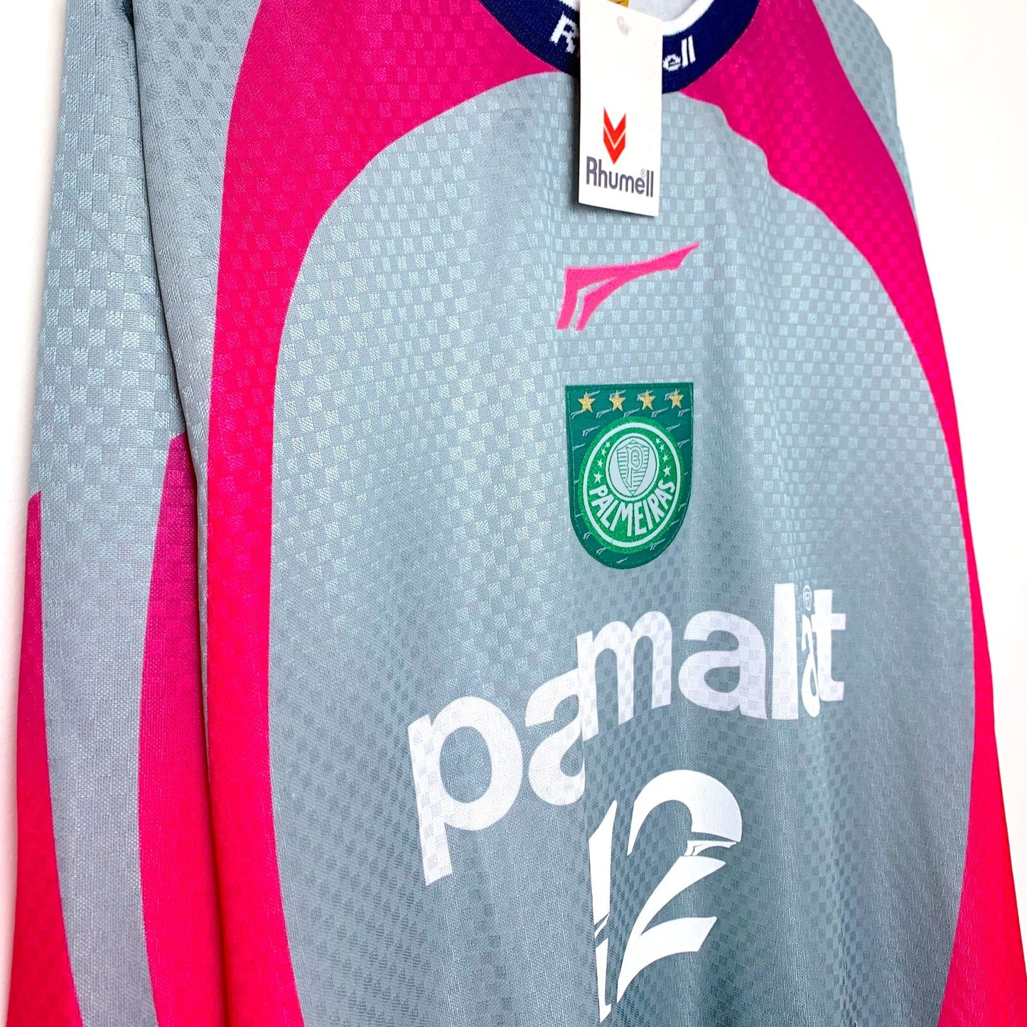 BNWT Palmeiras 1999-2000 Goal Keeper Football Shirt Rhumell Camisa GK