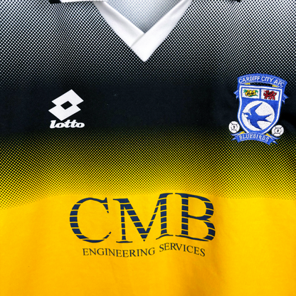 Cardiff City 1996-1997 Away Football Shirt Jersey Lotto