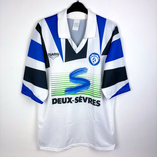 Chamois Niortais 1994-1995 Home Football Shirt Maillot Duarig