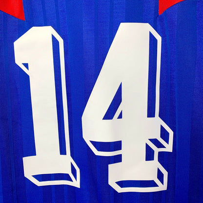 France FFF 1992/1993/1994 Home Football Maillot Shirt Adidas Durand 14