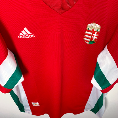 Hungary 1998/1999/2000 Home Football Shirt Adidas