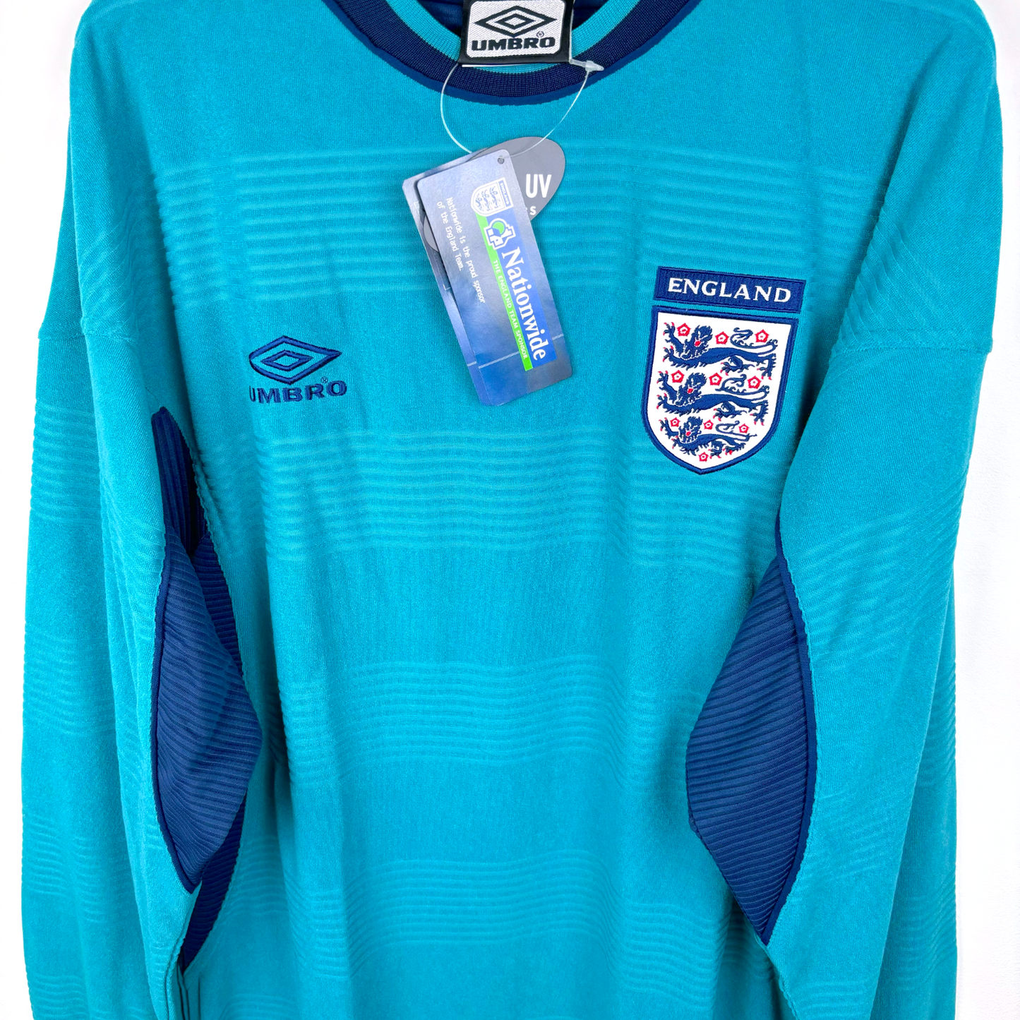 BNWT England 1999/2000/2001 Euro Umbro Home Football Shirt Goalkeeper