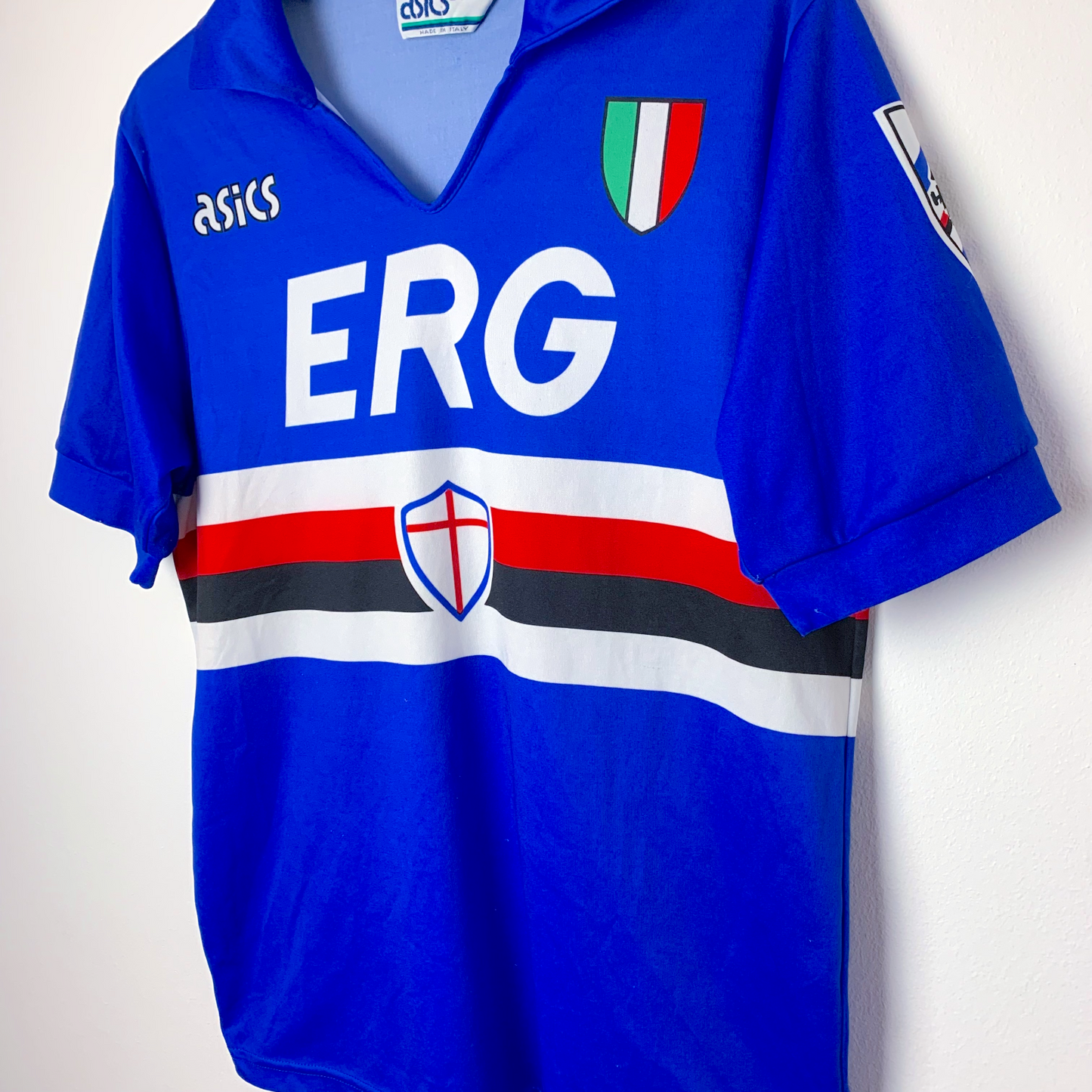 Sampdoria 1991-1992 Home Football Shirt Maglia Calcio Asics