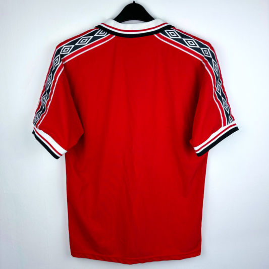Manchester United 1998-1999 Umbro Football Shirt Treble