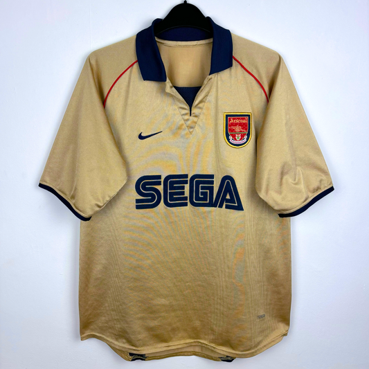 Arsenal 2001-2002 Away Football Shirt Nike Sega