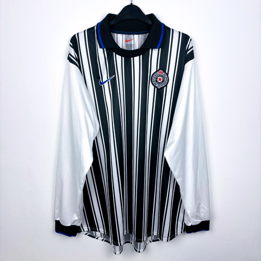 Partizan Belgrade 2000/2001 NIKE Home Shirt Longsleeve