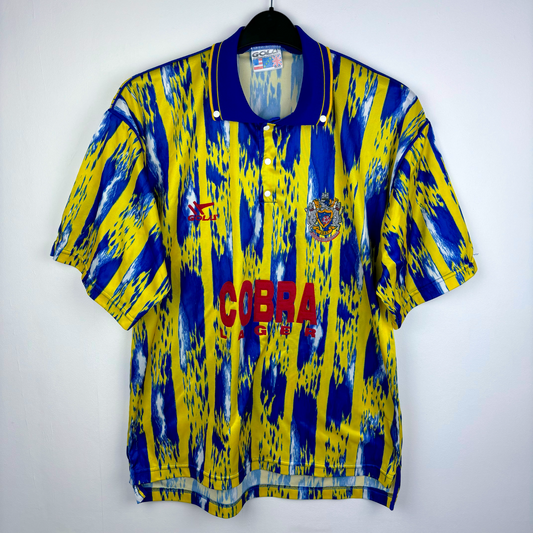 Stockport County 1991-1992 Away Football Shirt Gola Cobra