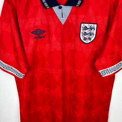England 1990/1991/1992 Away Umbro Football Shirt Reissue