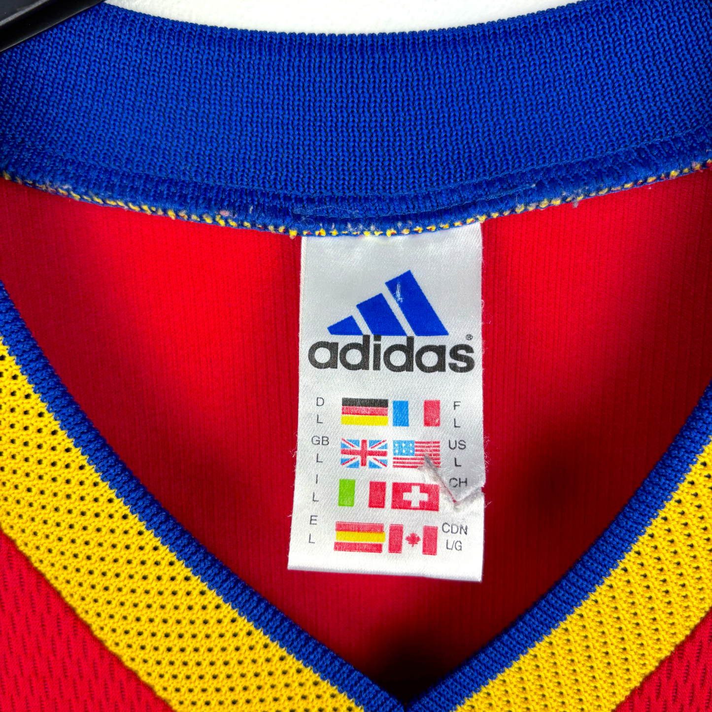 Romania 1998/1999/2000 Away Football Shirt Adidas