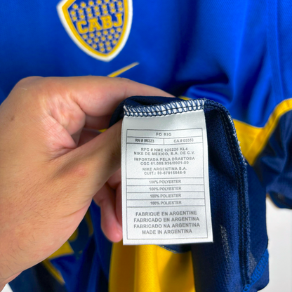 Boca Juniors 2001-2002 Home Football Shirt Nike Intercontinental Cup