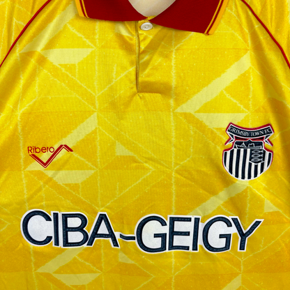 Grimsby Town 1992-1993 Away Football Shirt Ribero