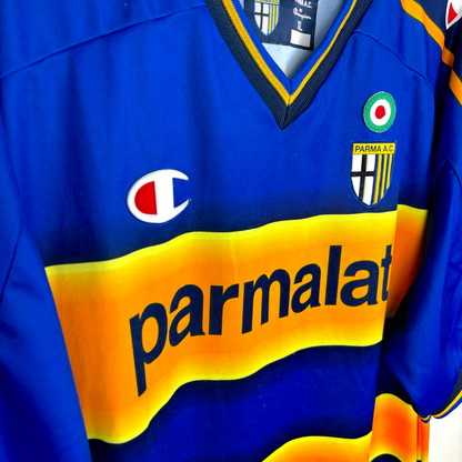 Parma AC 2002-2003 Home Football Shirt Maglia Calcio Champion NAKATA 10