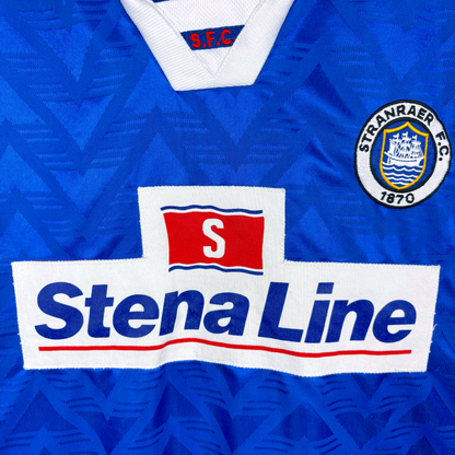 Stranraer 1997/1998/1999 Home Football Shirt Counterpart Stena Line