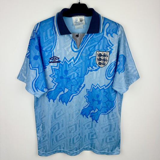 England 1992-1993 Umbro Third Football Shirt
