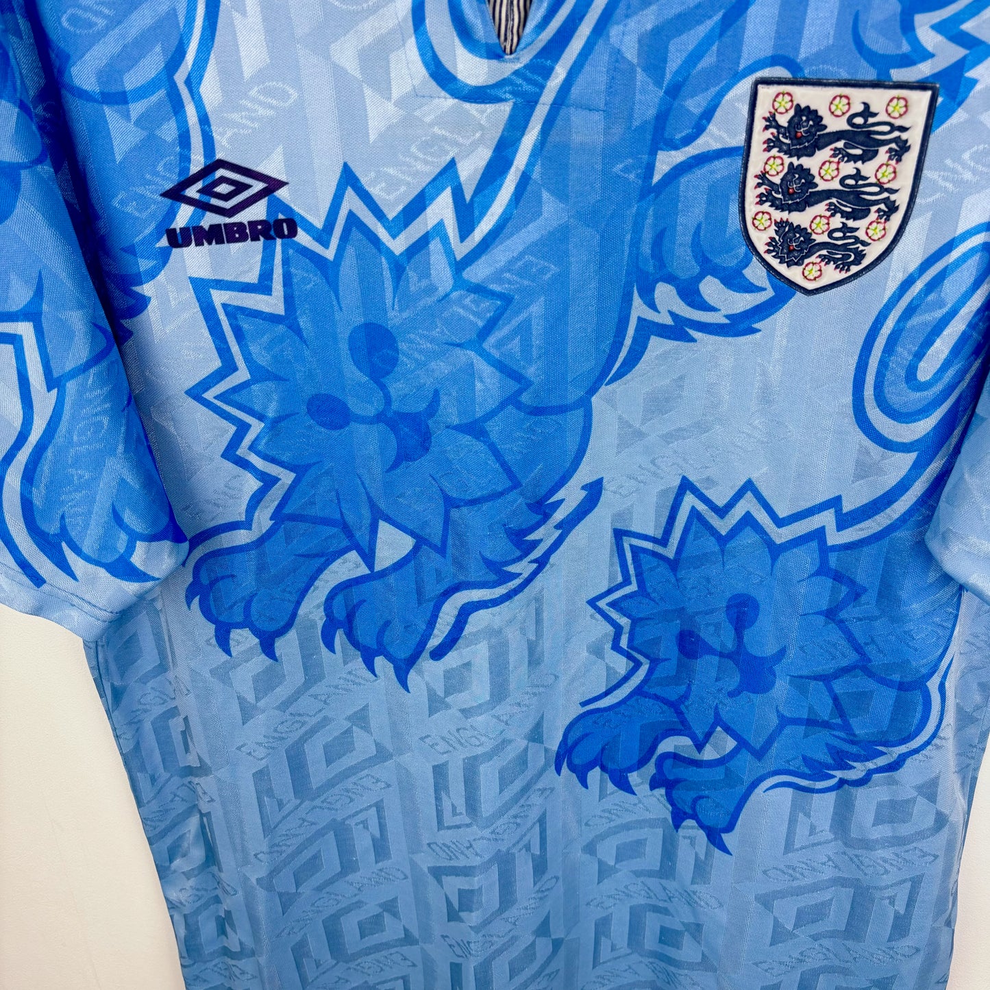 England 1992-1993 Umbro Third Football Shirt