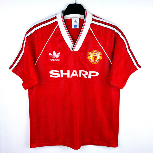 Manchester United 1988-1990 Home Shirt by Adidas – vintage football shirt
