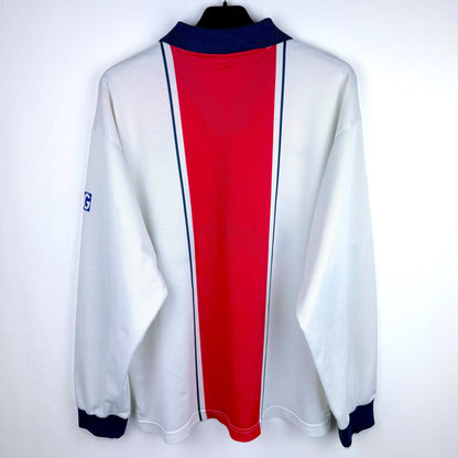 Back view of PSG 1997 Away long sleeve Nike shirt – classic football kit
