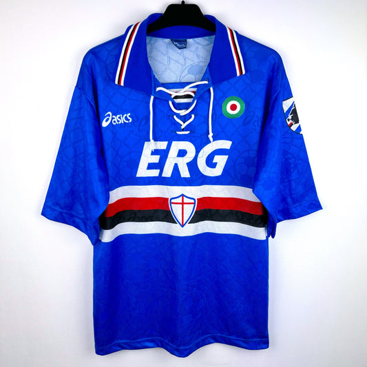 Sampdoria 1994-1995 Home Football Shirt Maglia Calcio Asics