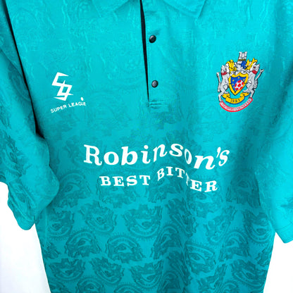 Stockport County 1993/1994/1995 Away Football Shirt Super League