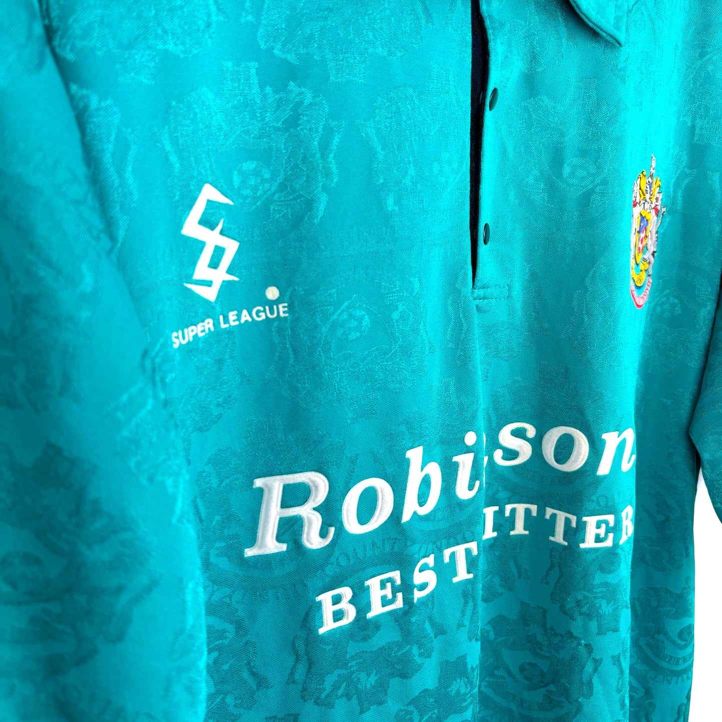 Stockport County 1993/1994/1995 Away Football Shirt Super League