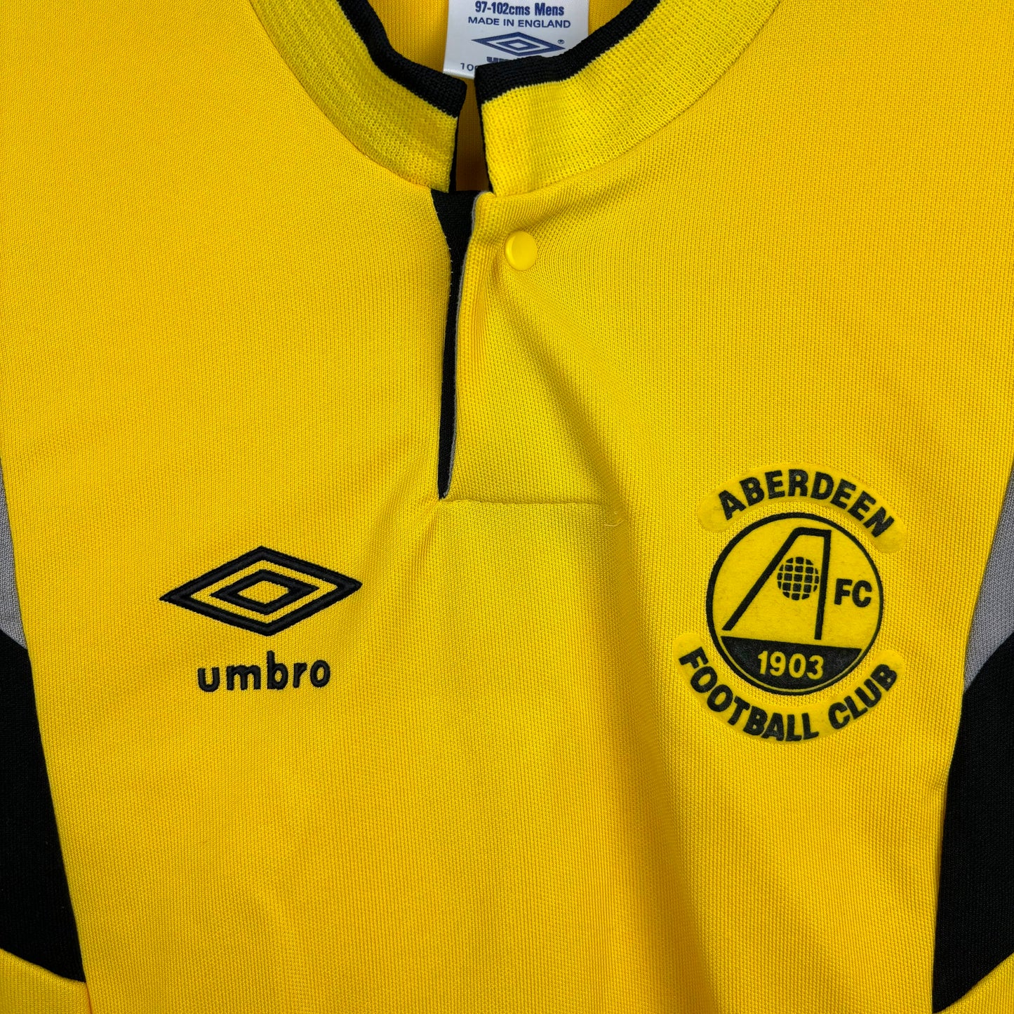 Aberdeen 1989-1990 Umbro Goalkeeper Football Shirt