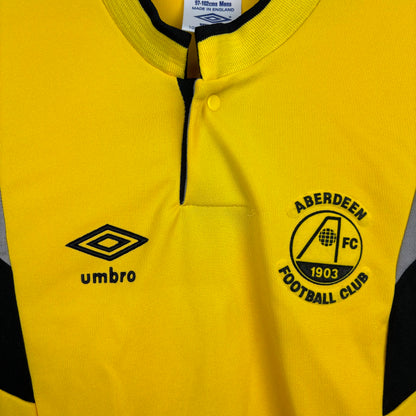 Aberdeen 1989-1990 Umbro Goalkeeper Football Shirt