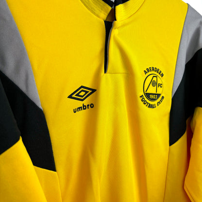 Aberdeen 1989-1990 Umbro Goalkeeper Football Shirt