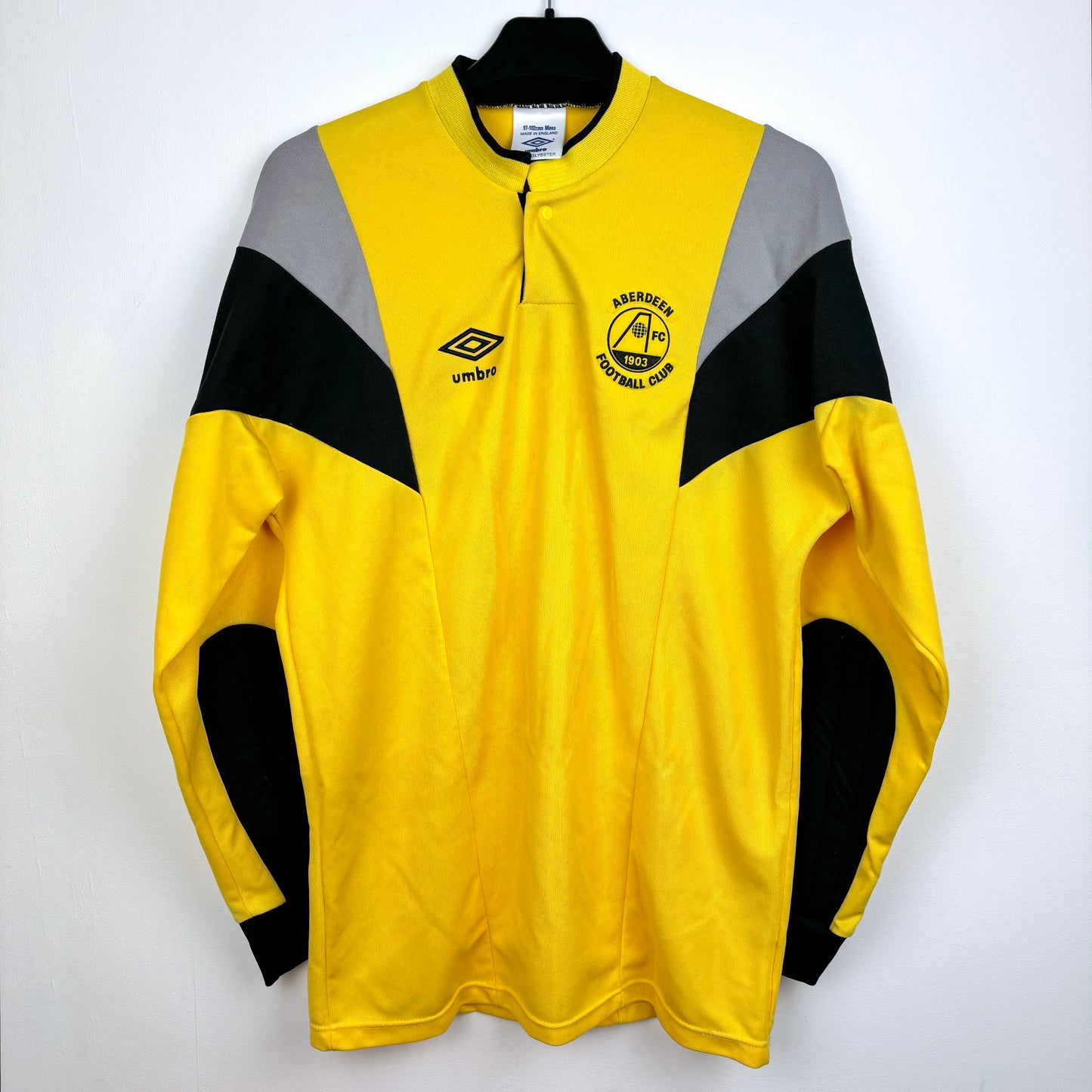 Aberdeen 1989-1990 Umbro Goalkeeper Football Shirt