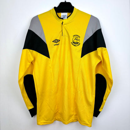 Aberdeen 1989-1990 Umbro Goalkeeper Football Shirt