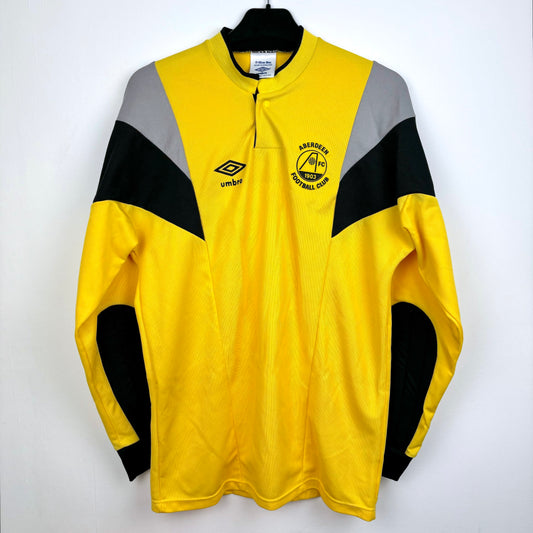 Aberdeen 1989-1990 Umbro Goalkeeper Football Shirt