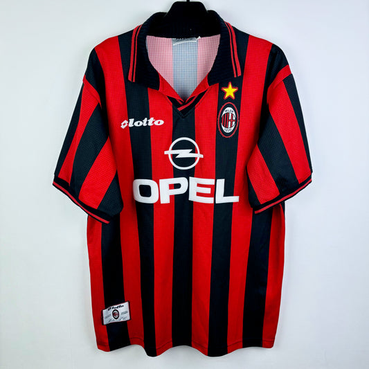 AC Milan 1997-1998 Lotto Home Football Shirt