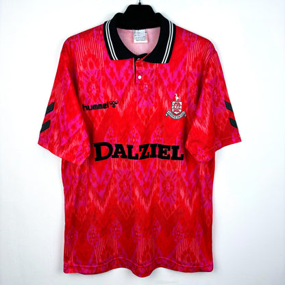 Airdrieonians 1992-1993 Hummel Away Football Shirt Jersey