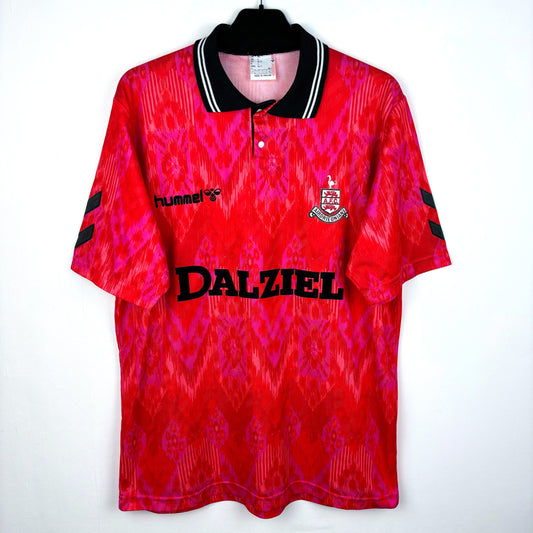 Airdrieonians 1992-1993 Hummel Away Football Shirt Jersey